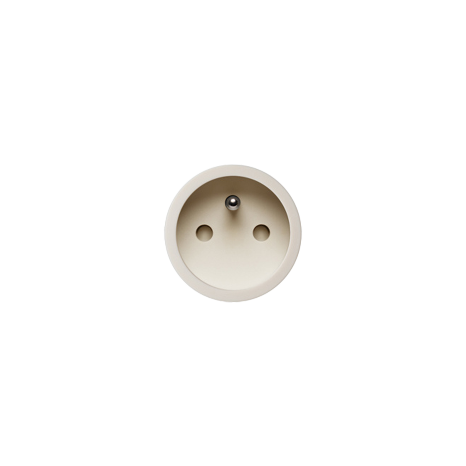 Rond 2.0 - backfit stopcontact b-f crème basic